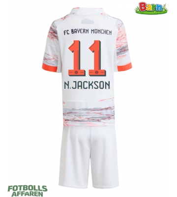 Bayern Munich Nicolas Jackson #11 Bortaställ Barn 2025-26 Kortärmad (+ Korta byxor)
